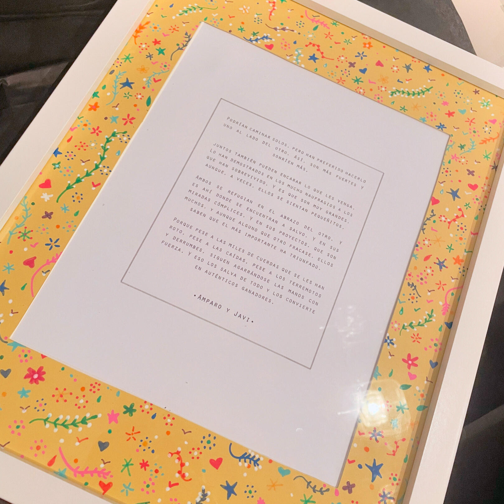 Historia de Amparo y Javi